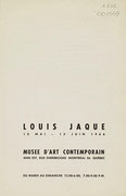 Couverture du catalogue Louis Jaque