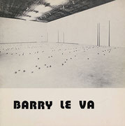 Couverture du catalogue Barry Le Va : organisation spatiale, dessins