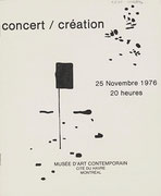 Couverture du catalogue Concert / création : grande première