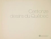 Couverture du catalogue Cent onze dessins du Québec