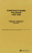 Couverture du catalogue Constructivisme polonais 1923-1936