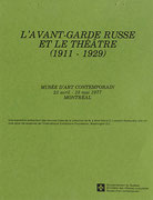 Couverture du catalogue L’avant-garde russe et le théâtre (1911-1929)