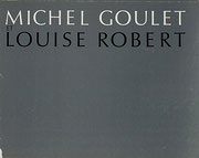 Couverture du catalogue Louise Robert et Michel Goulet