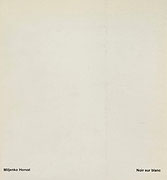Couverture du catalogue Miljenko Horvat : noir sur blanc