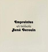 Couverture du catalogue Empreintes et reliefs, René Derouin