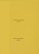 Couverture du catalogue Une architecture québécoise, 1960-1980
