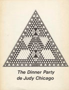 Couverture du catalogue The dinner party de Judy Chicago