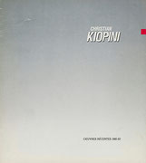Couverture du catalogue Christian Kiopini : Œuvres récentes 1980-83