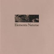 Couverture du catalogue Elementa Naturae
