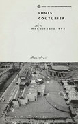 Couverture du catalogue Louis Couturier : muséologie