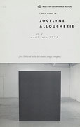 Couverture du catalogue Jocelyne Alloucherie : les tables de sable III (haute, rouge, rompue) de la série Série Projet