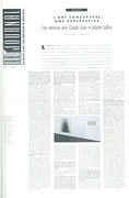 Première page du journal Le journal du Musée d’art contemporain de Montréal, juillet-août 1990