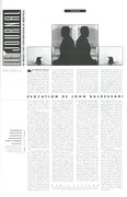 Première page du journal Le journal du Musée d’art contemporain de Montréal, décembre 1991-janvier 1992