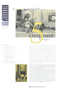 Première page du journal Le journal du Musée d’art contemporain de Montréal, octobre, novembre, décembre 1997 et janvier 1998