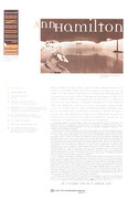 Première page du journal Le journal du Musée d’art contemporain de Montréal, octobre, novembre, décembre 1998 et janvier 1999