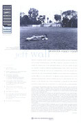 Première page du journal Le journal du Musée d’art contemporain de Montréal, février, mars et avril 1999