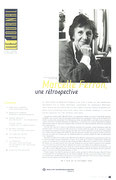 Première page du journal Le journal du Musée d’art contemporain de Montréal, mai, juin, juillet, août et septembre 2000