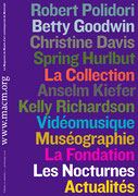 Première page du journal Le Magazine du Musée d’art contemporain de Montréal, Printemps 2009