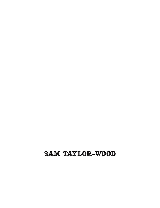 Première page du petit imprimé Sam Taylor-Wood