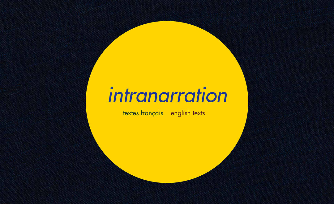 Première page du petit imprimé intranarration