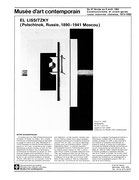 Première page du petit imprimé El Lissitzky