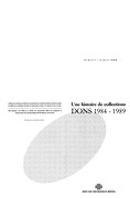 Première page du petit imprimé Une histoire de collections : Dons 1984-1989