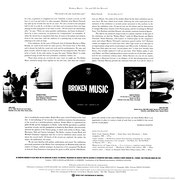 Première page du petit imprimé Face a : Broken Music : Face b : Raymond Gervais travaux récents : Disques et tournes-disques
