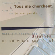 Première page du petit imprimé La Médiathèque du Musée d’art contemporain de Montréal
