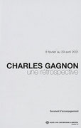 Première page du petit imprimé Charles Gagnon : une rétrospective : document d’accompagnement