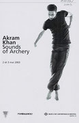 Première page du petit imprimé Akram Khan : Sounds of Archery de la série Série Turbulences